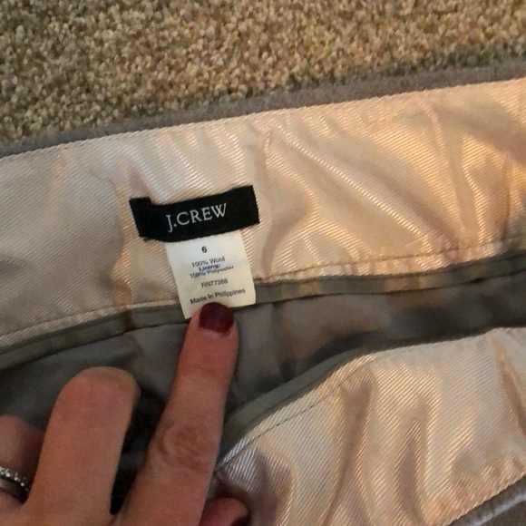 J. Crew Grey Wool Pencil Skirt - Picture 2 of 2